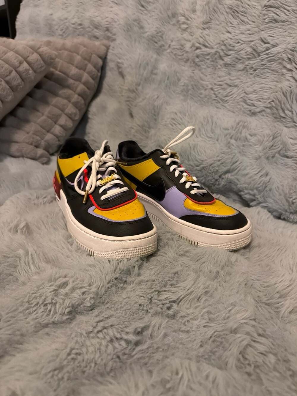 Nike Air Force 1 Shadow Sisterhood Team Red Orange Women's Size 8.5